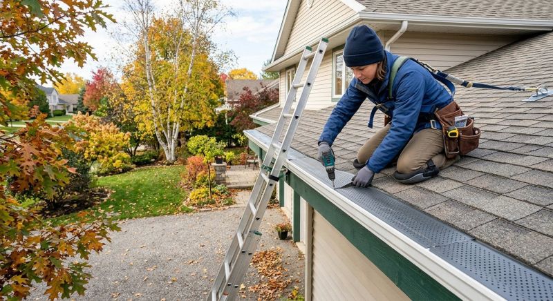 Leaf Barrier Installation in Arvada, CO