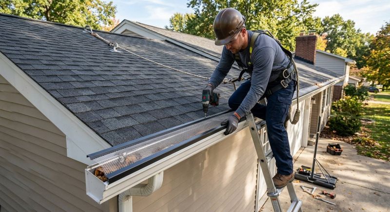 Leaf Barrier Installation in Everett, WA